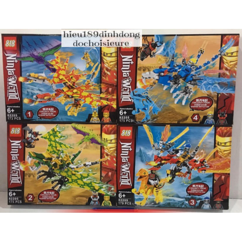 Lắp Ráp Xếp Hình Ninjago 82205 : Rồng