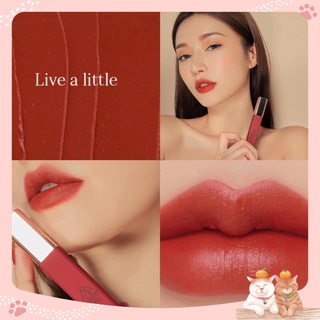 Son kem 3ce CLOUD LIP TINT Live A Litter - Đỏ Đất