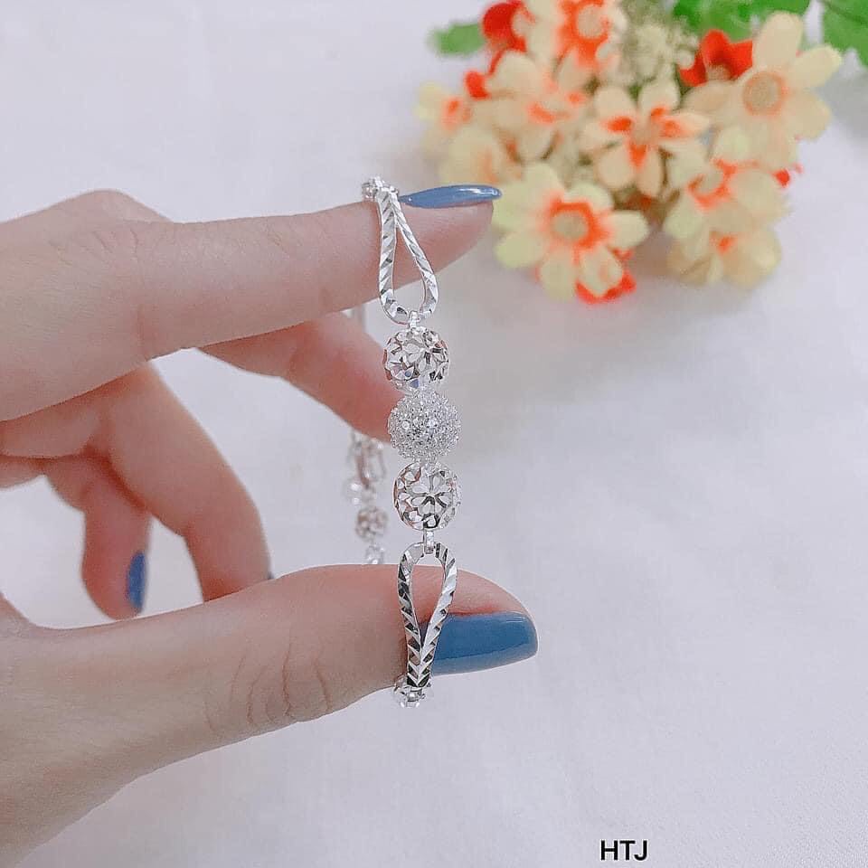 LẮC TAY BẠC TA HÀNG LÀM KĨ BÓNG ĐẸP - VÒNG TAY BẠC QUANG NHUNG