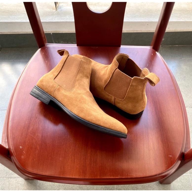 Chelsea Boot nam da lộn, giày bot nam ;;