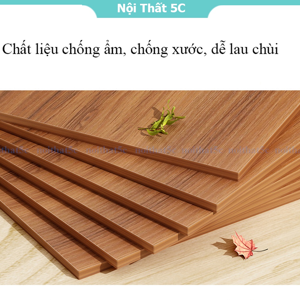 Tủ giày 4 chân lạ mắt có cánh tủ chống bụi bẩn, chất liệu MDF chống ẩm màu gỗ sáng sang trọng