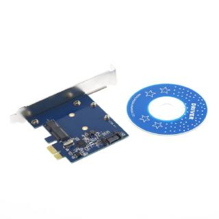 Thẻ chuyển đổi từ PCI-E PCIe sang mSATA SSD+SATA3.0 chuyên dụng