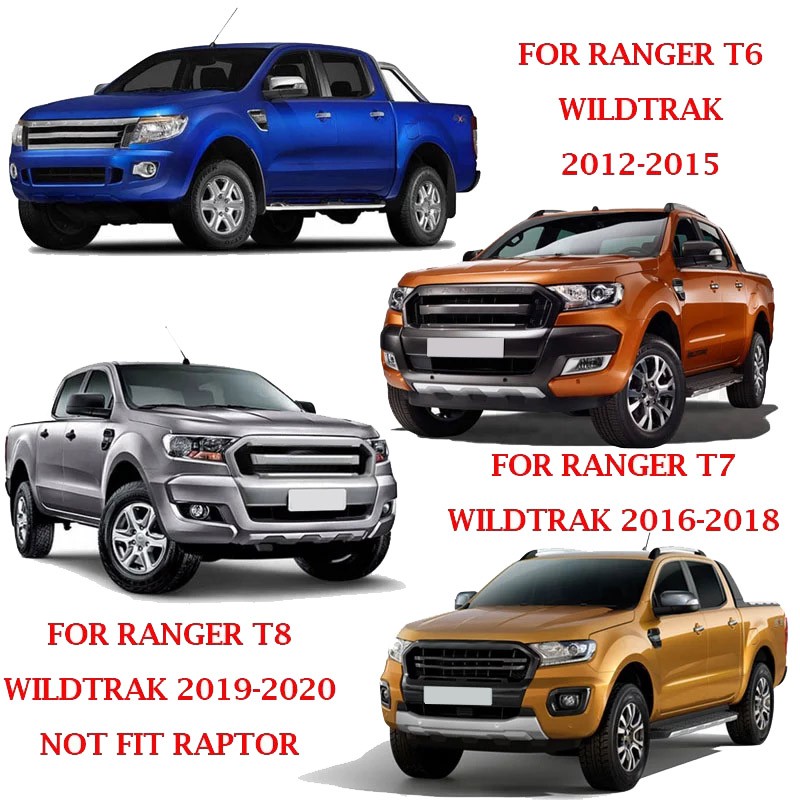 Ốp Gương Chiếu Hậu Chất Lượng Cao Cho Xe Hơi Ford Ranger T6 T7 T8 2012-2019