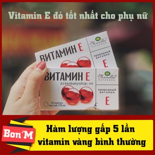 Vitamin e đỏ nga chính hãng