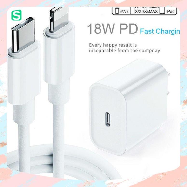 Bộ Sạc Nhanh IP 20W Sử Dụng Cho IP 11/11 Pro/11 Pro Max/7/7 Plus /8 /8 Plus/ X /Xs/Xs Max