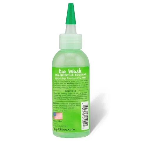 Nước rửa tai dành cho chó TropiClean Alcohol-Free Ear 118mL