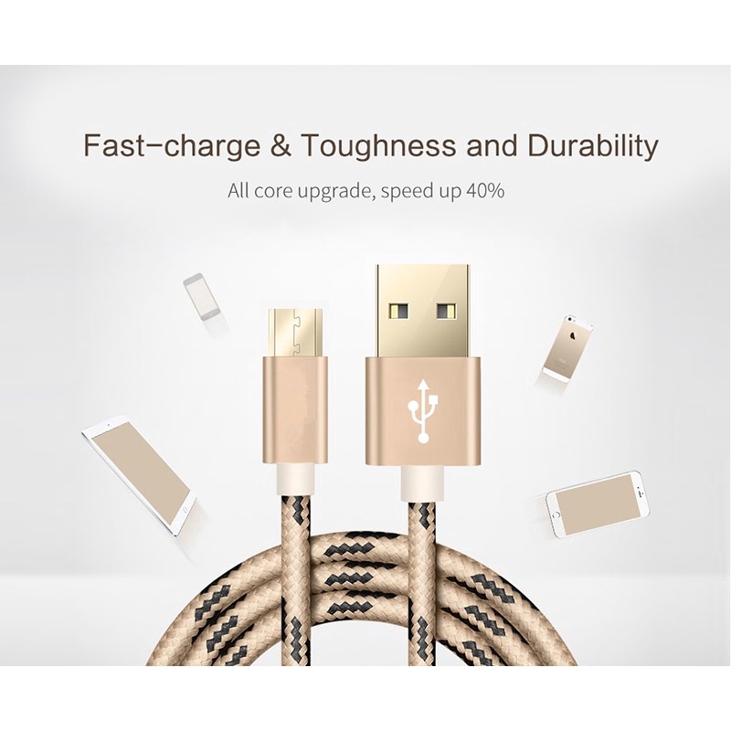 Micro Usb Charger Cable 2A Charging Cord Micro-usb Wire Xiaomi Mi Max A2 Lite Redmi Note 5 6 Pro 6a 4x Note5 Lenovo K5