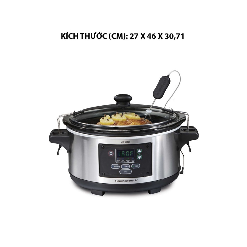 Nồi nấu chậm Hamilton Beach 4.5 lít 33956A-SAU