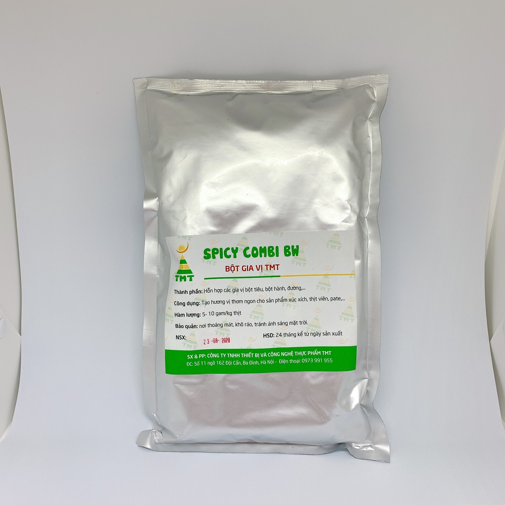 Gia vị xúc xích Đức Combi BW TMT 1kg, 200gr