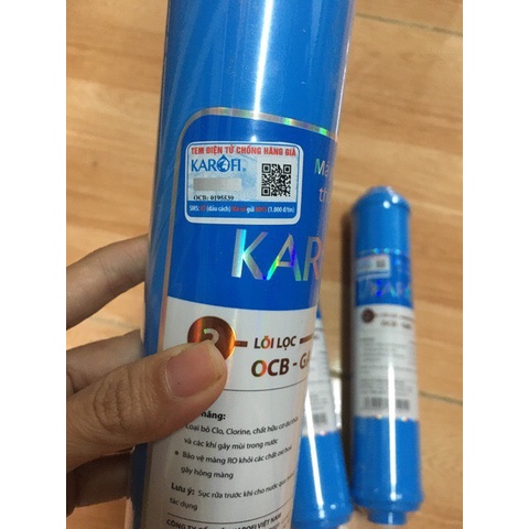 Lõi Lọc Nước KAROFI số 2 - OCB GAC - Dùng cho Model N-E118, N-E119/A, N-E119/U, N-E239, E8RO, E9RO