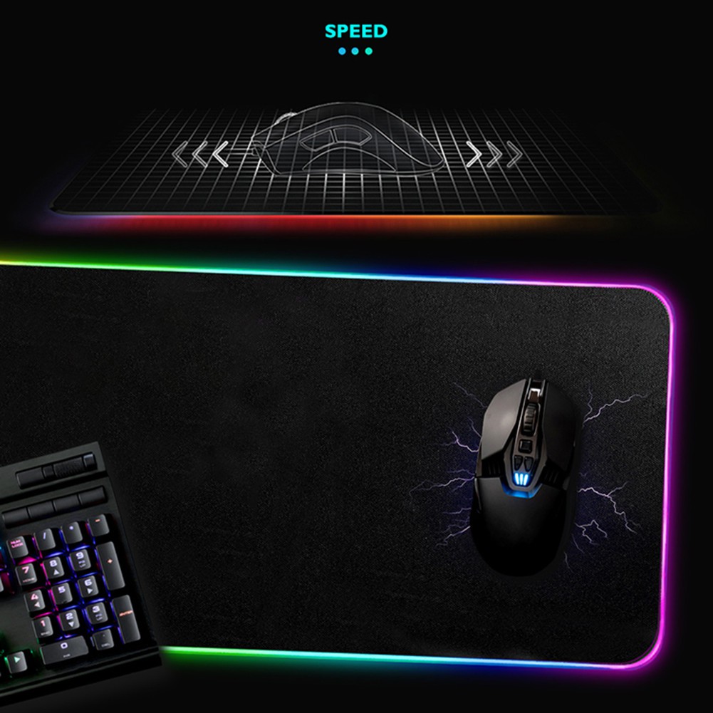 DG Bàn phím bàn phím LED Symphony Mouse Pad, Bàn phím trang trí màn hình chủ đề chơi game