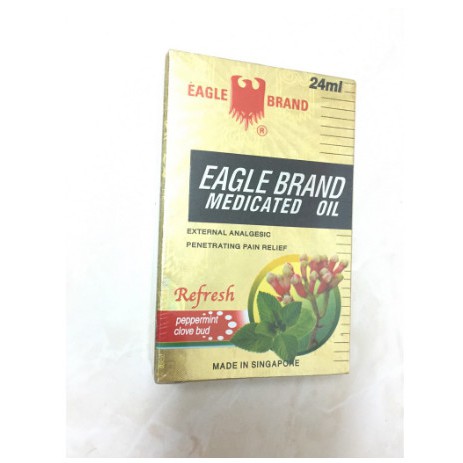 Dầu gió Con Ó màu vàng Eagle Brand 24ml