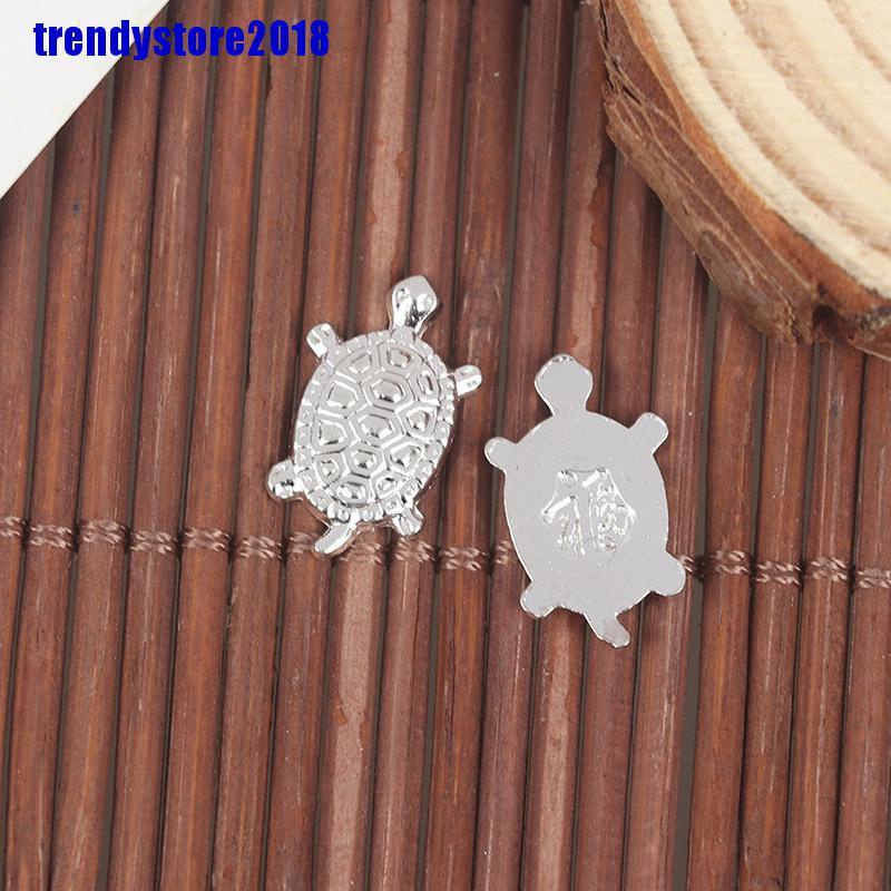 Set 10 Mô Hình Chú Rùa Vàng May Mắn Phong Cách Nhật Bản