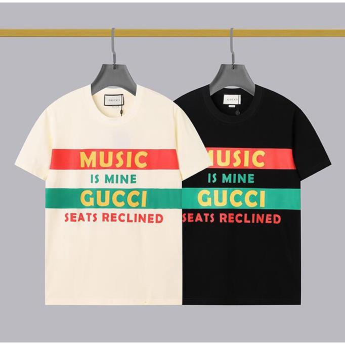 / Áo thun tay ngắn chất liệu cotton in họa tiết Gucci thời trang cho nam và nữ ! !