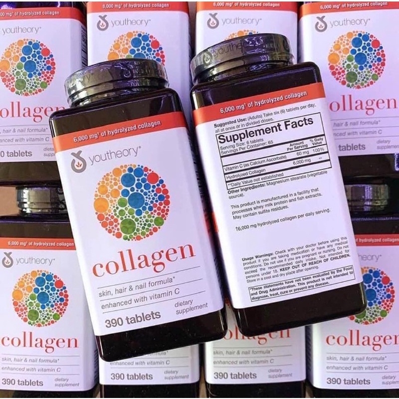 COLLAGEN YOUTHEORY HỘP 390 VIÊN nang mềm m