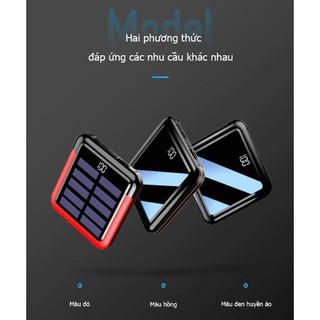 Pin sạc dự phòng năng lượng mặt trời siêu mỏng 5000mAh [Giá đẳng cấp]