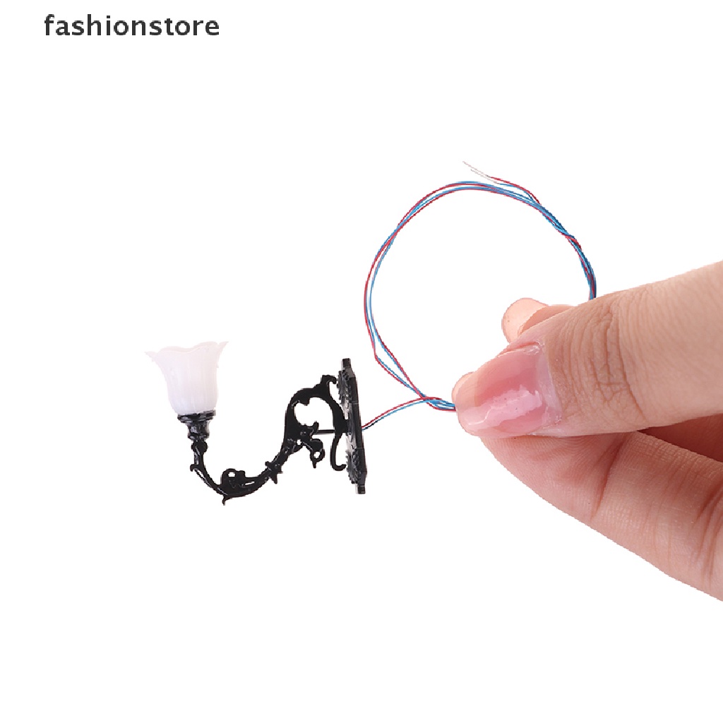 Set 2 Đèn Led Treo Tường Tỉ Lệ 1 / 12 Trang Trí Nhà Búp Bê / Sân Vườn