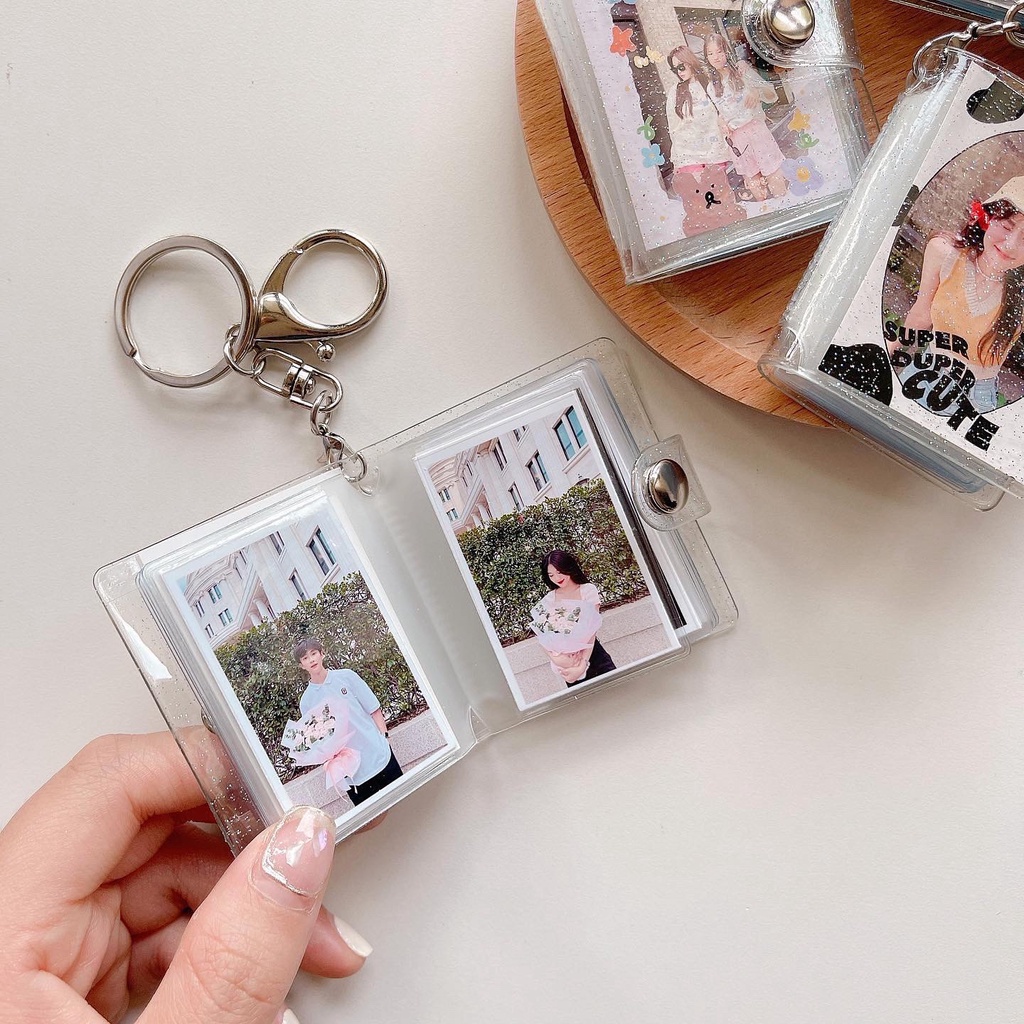 Mini Album móc khoá đựng ảnh (Có nhận in ảnh)