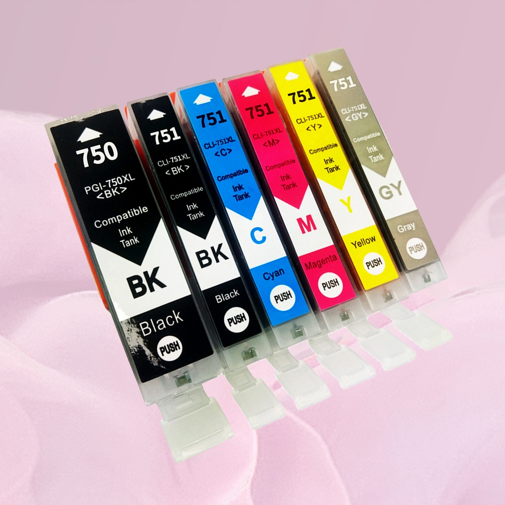 Hộp mực in dành cho Canon PGI750/ CLI751/ IX6770/ MG5570/ MG7170/ MX727
