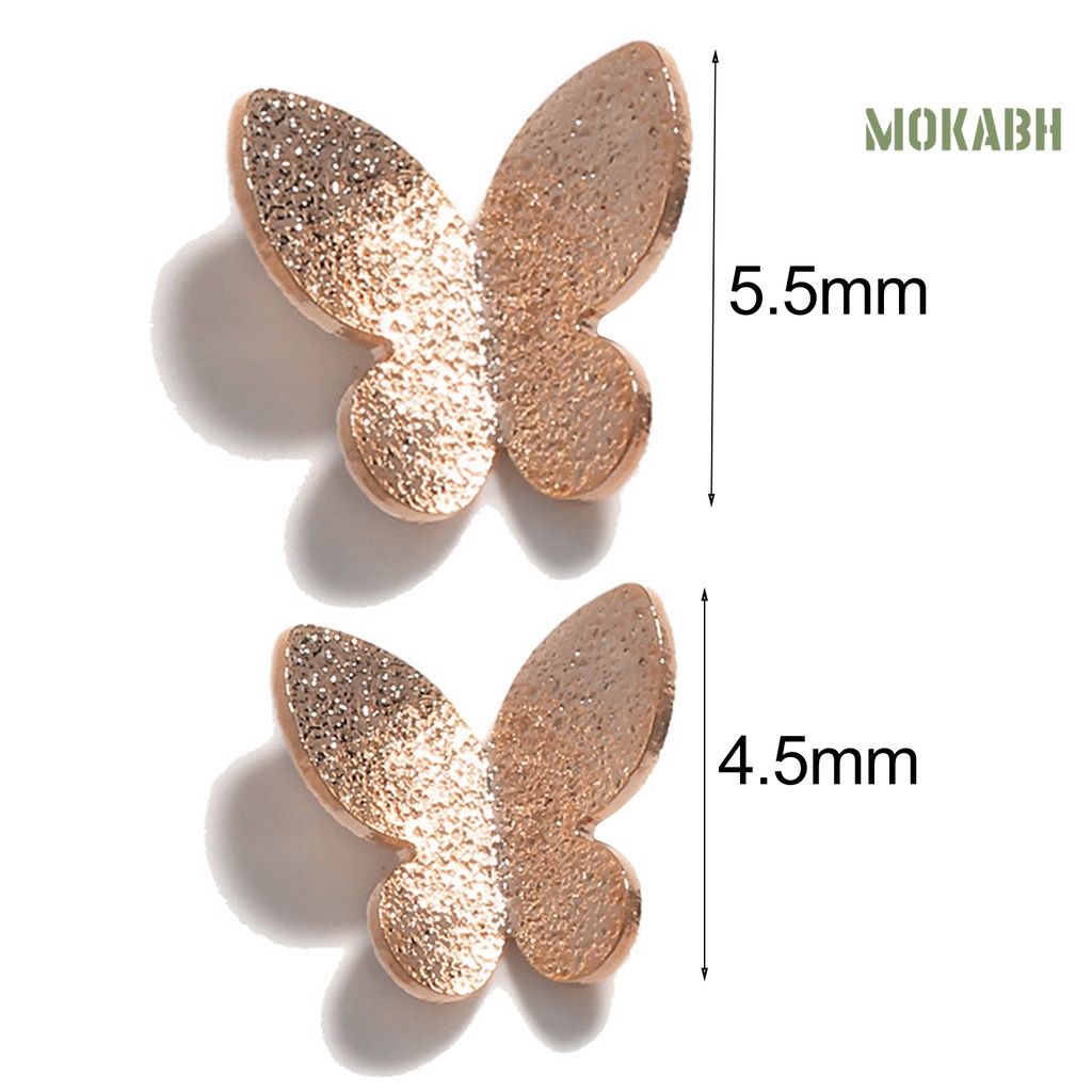 Set 100 Phụ Kiện Hình Bướm 3D Trang Trí Móng Tay Nghệ Thuật