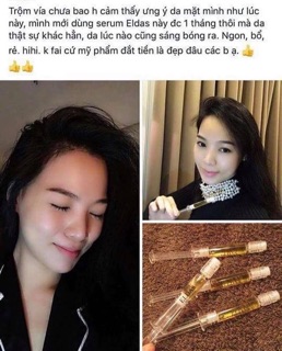 Siêu tinh chất vàng 24k +collagen Eldas (1 ống)