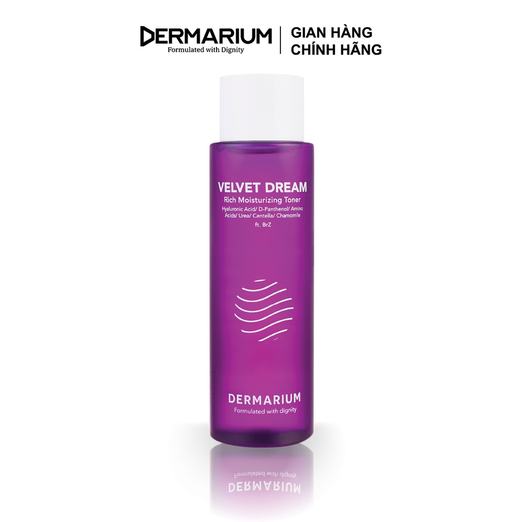 Toner (Nước Cân Bằng) Dermarium Dưỡng Ẩm Velvet Dream 150ml