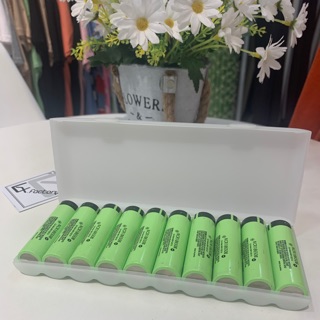 Hộp nhựa đựng 10 pin 18650 (Không kèm pin)