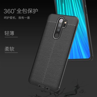 Ốp lưng Xiaomi Redmi Note 8 Pro Silicon giả da Auto Focus