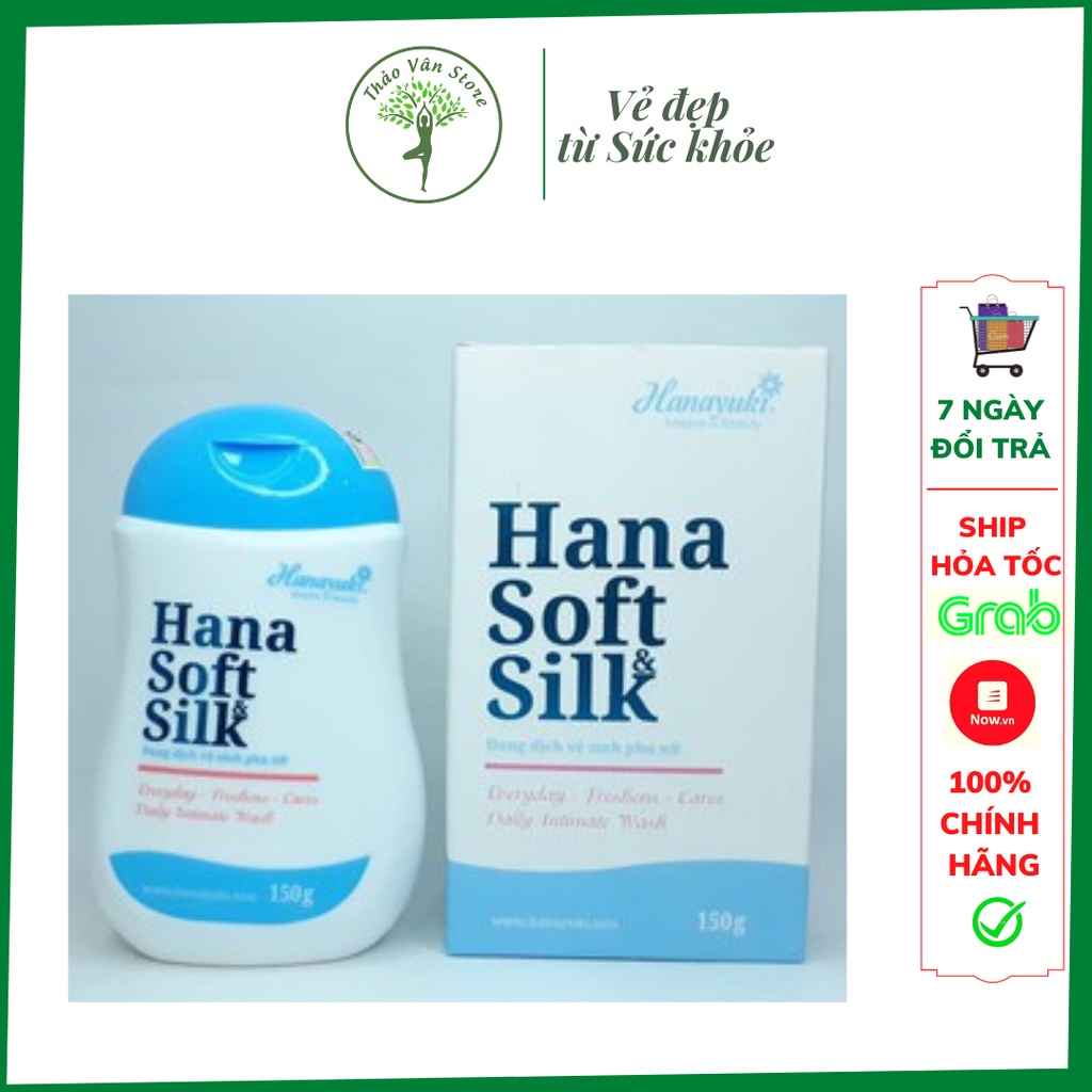 [CHÍNH HÃNG 100%] DUNG DỊCH VỆ SINH PHỤ NỮ HANA SOFT SILK VÀ VB SOFT SILK, KHỬ MÙI VÙNG KÍN