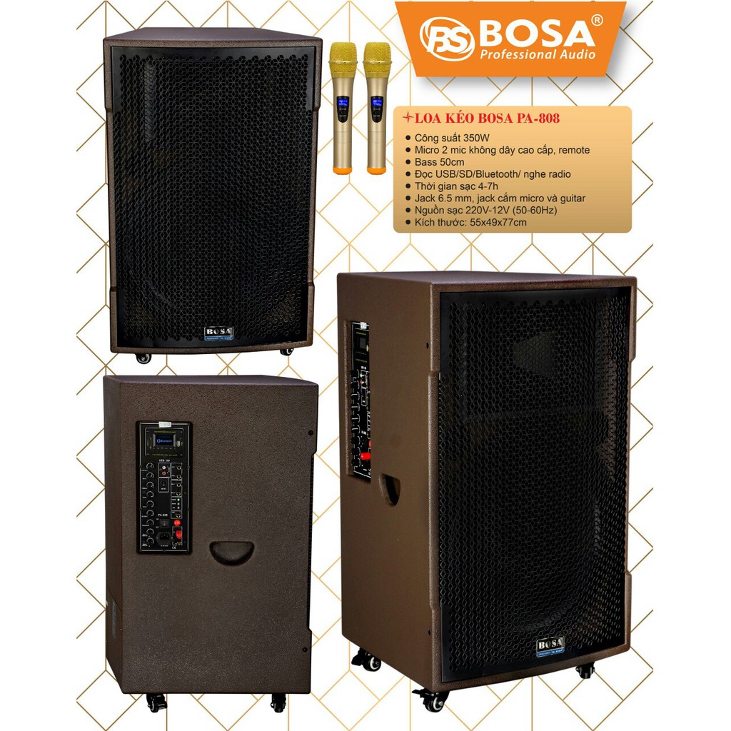 Loa kéo di động Bosa PA-808
