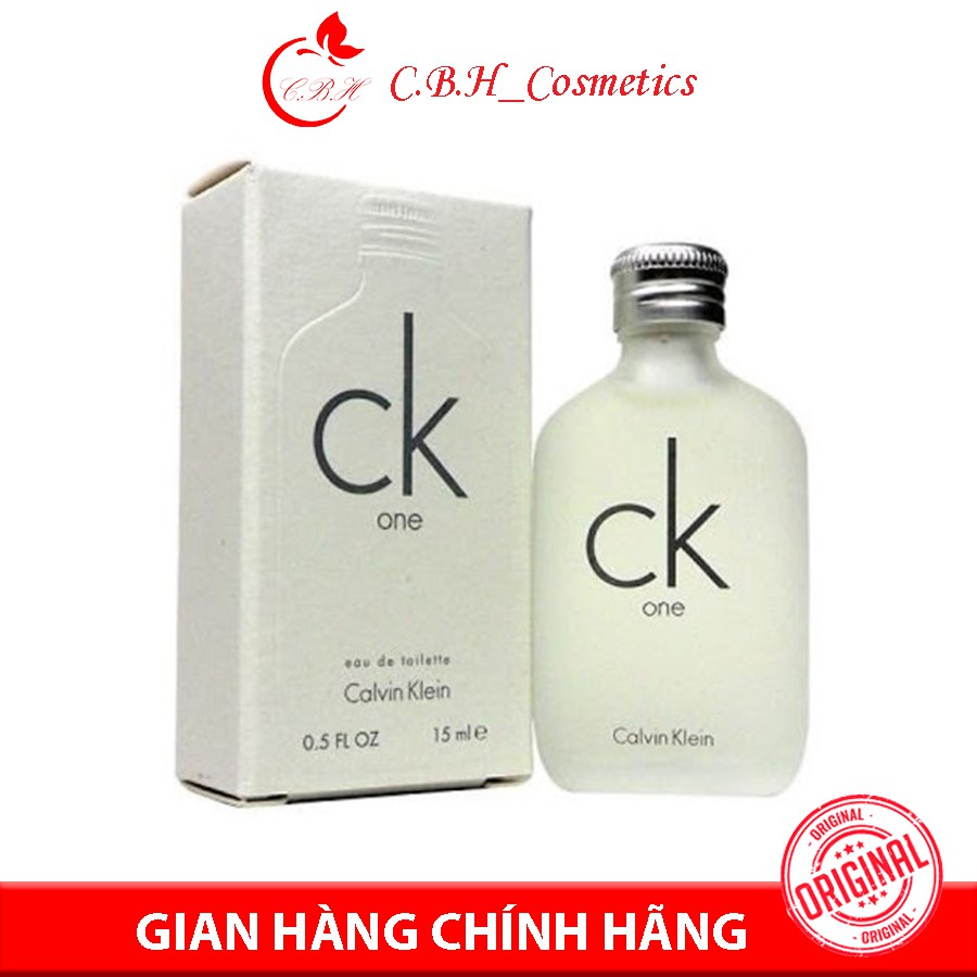 [Hàng sẵn] Nước hoa Calvin Klein CK One EDT mini 15ml