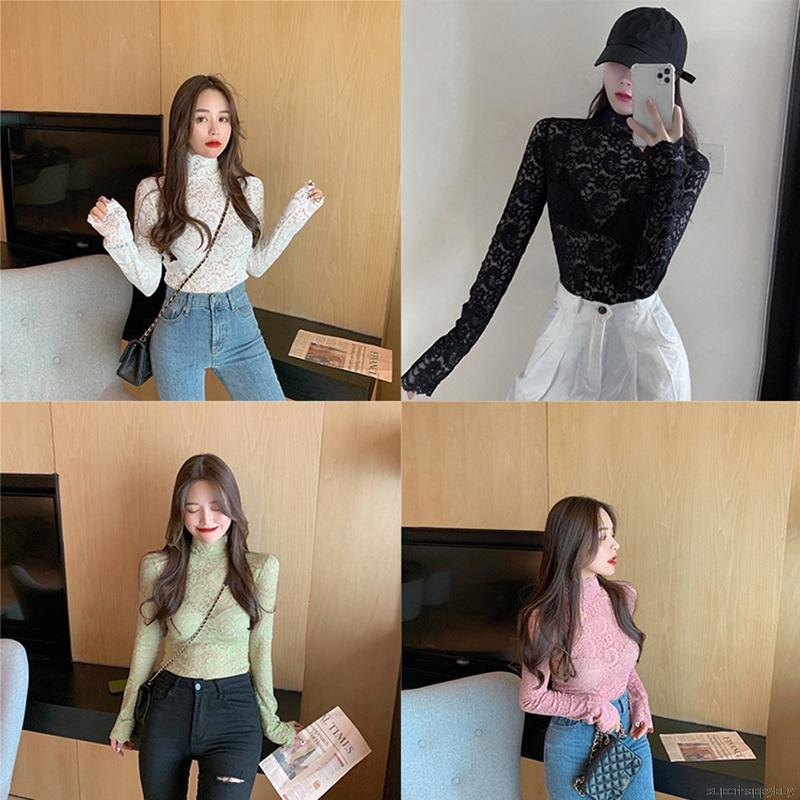 Áo nữ tay dài phối ren phong cách gợi cảm và hợp thời trang | BigBuy360 - bigbuy360.vn