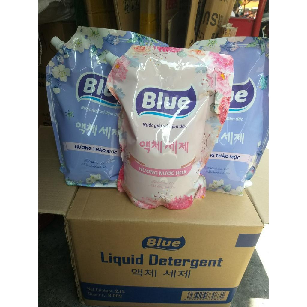 Nước Giặt Xả Hàn Quốc Blue 2100ml
