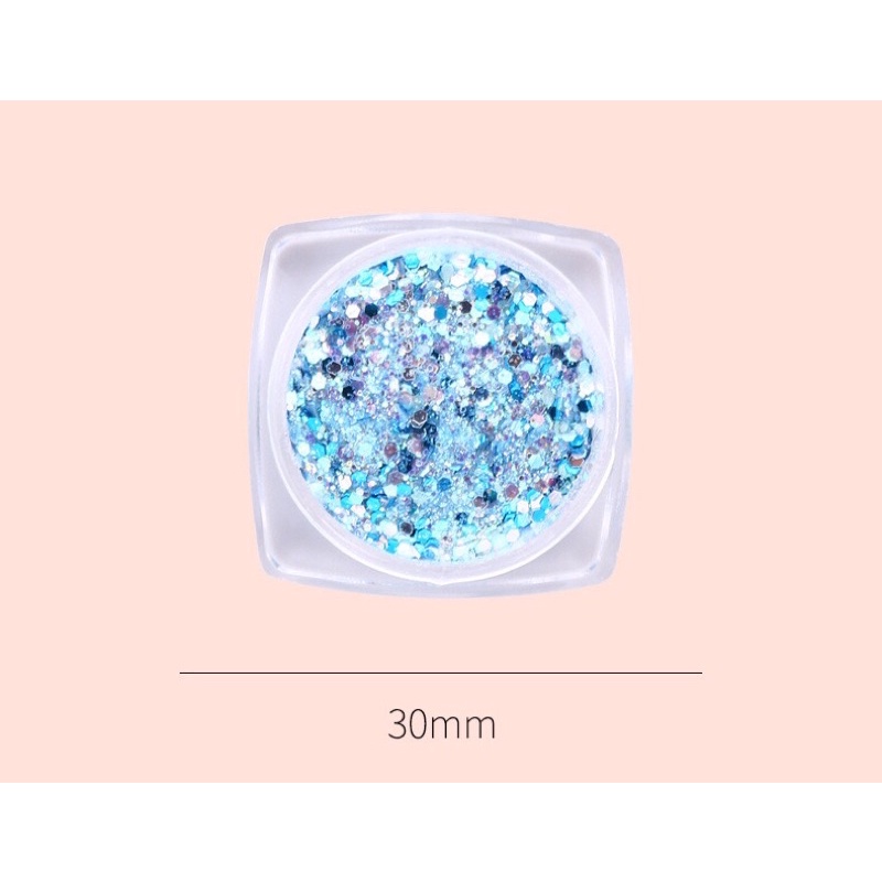 [R095-02] Set 12 nhũ mắt, nhũ kim tuyến lục giác nhỏ | BigBuy360 - bigbuy360.vn