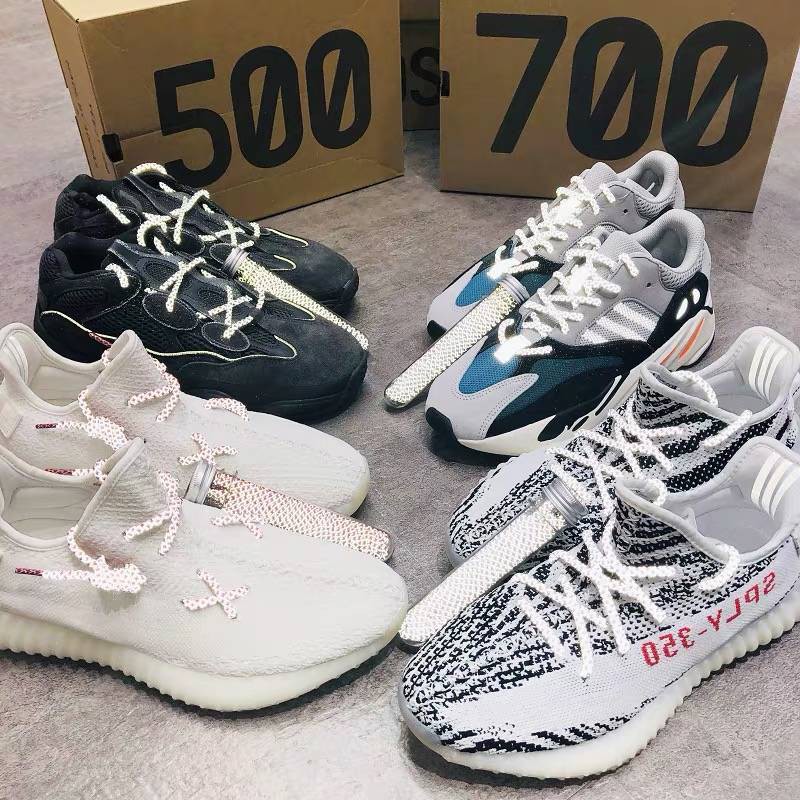 Dây Giày Yeezy 350v2 700 Angel 500aj Màu Đen