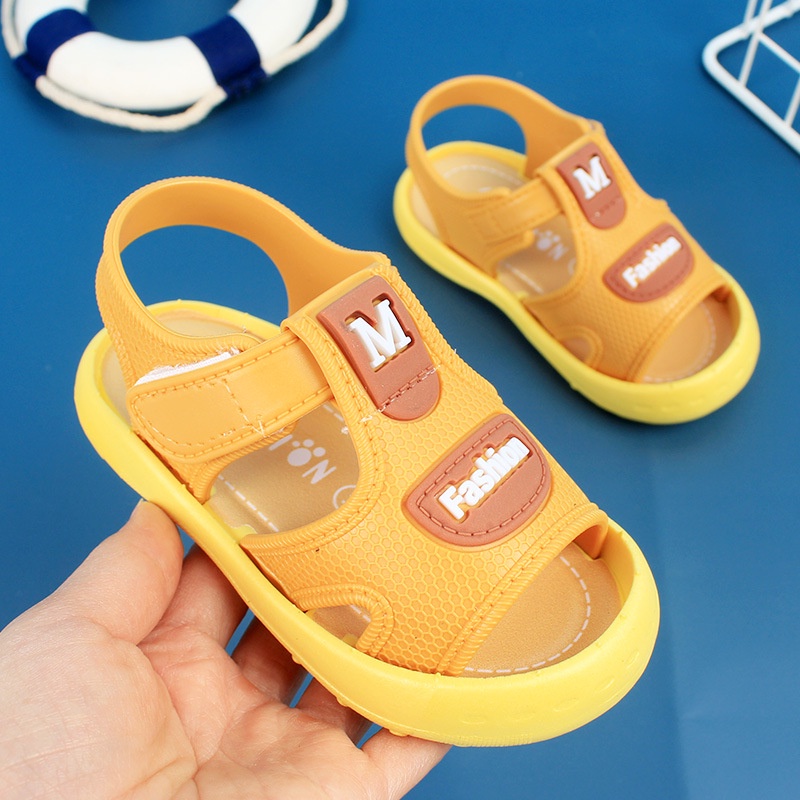 Giày Sandal Đế Mềm Thoáng Khí Chống Thấm Nước Thời Trang Xuân Hè Cho Bé 0-1-2 Tuổi/3 Tuổi