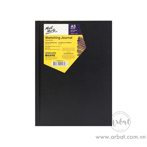 Sổ vẽ sketchbook Mont Marte Sketch Journal