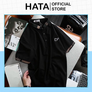 Áo Thun POLO Thêu Chữ D2 Chất COTTON Co Dãn Thời Trang Cực Đẹp - Hata24h