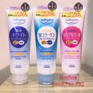 Sữa rửa mặt Kose Softymo Nhật Bản 220g