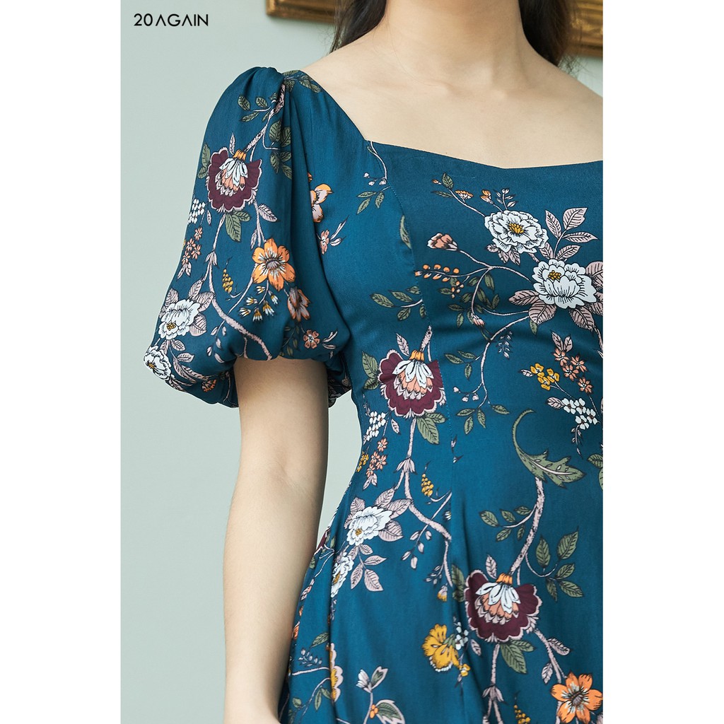 Đầm xòe cổ vuông tay xòe 20AGAIN DEA1319 | BigBuy360 - bigbuy360.vn