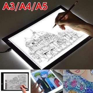Bảng Vẽ Đèn LED Khổ A3 A4 A5 Mới