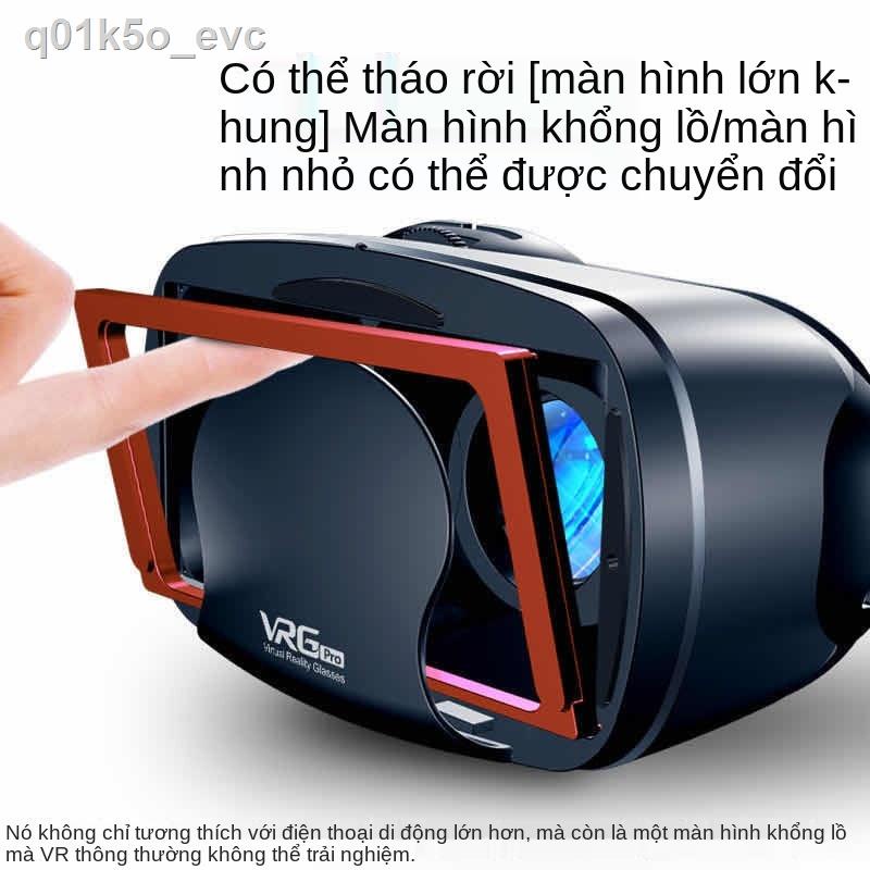 ❁❡✖Kính VR màn hình lớn 4-7 inch Android Điện thoại di động Apple tay cầm trò chơi đa năng 3D stereo toàn cảnh vr máy tấ