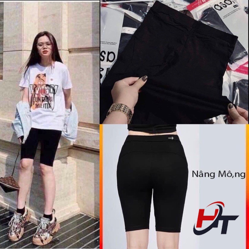 Quần legging lửng nâng mông 4 túi, quần ngố nữ GT 7