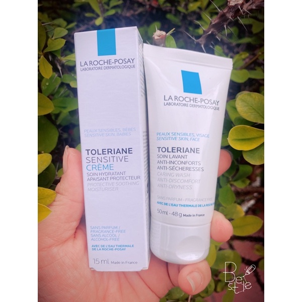 Sét kem dưỡng laroche 15ml + sữa rửa mặt laroche 50ml