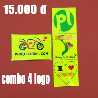 combo 4 logo phượt luôn