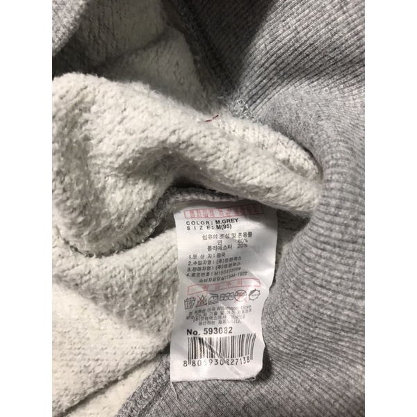 Áo thun dài tay sweater Nam nữ hiệu Dickies màu xám size M