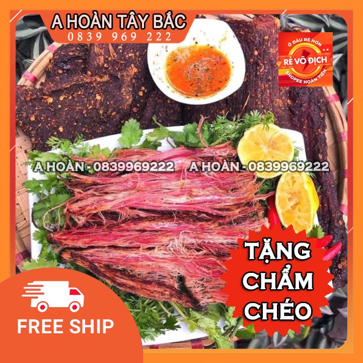 Thịt Lợn Gác Bếp Tây Bắc chính hiệu tặng chẩm chéo