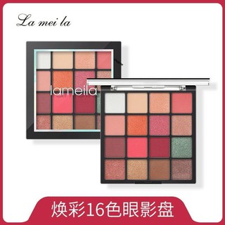 Phấn mắt 16 ô màu lameila classic kèm cọ trang điểm