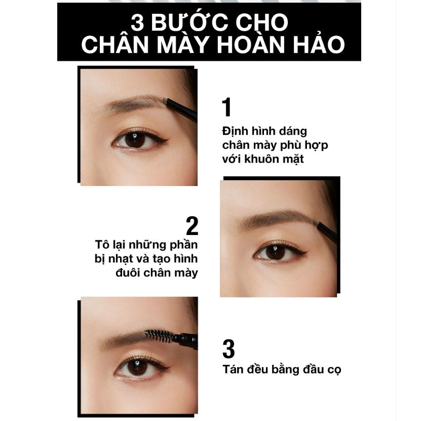 Chì Chân Mày Maybelline Define & Blend Brow Pencil 0.16g - Natural Brown