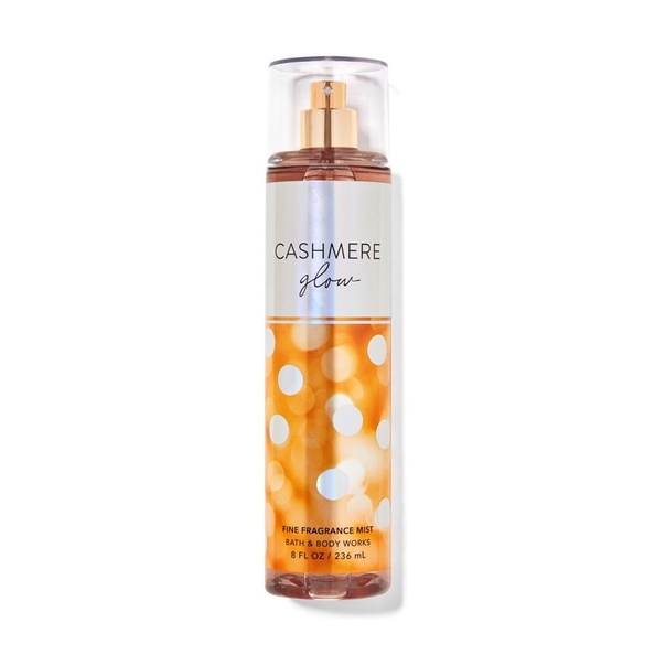 CASHMERE GLOW- Xịt thơm body mist Bath & Body Works 236ml Bill Mỹ Auth